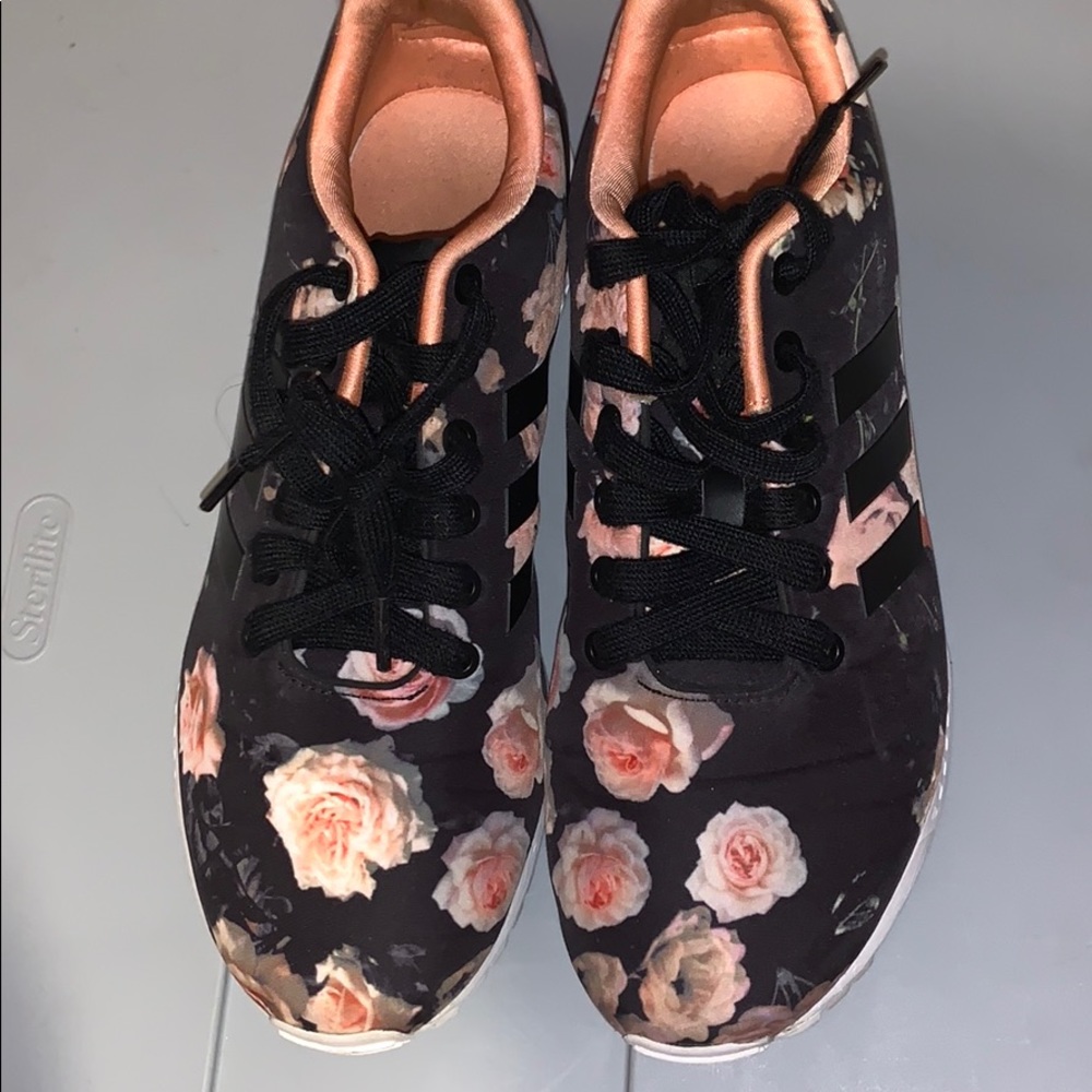 Floral Adidas Zx Flux
